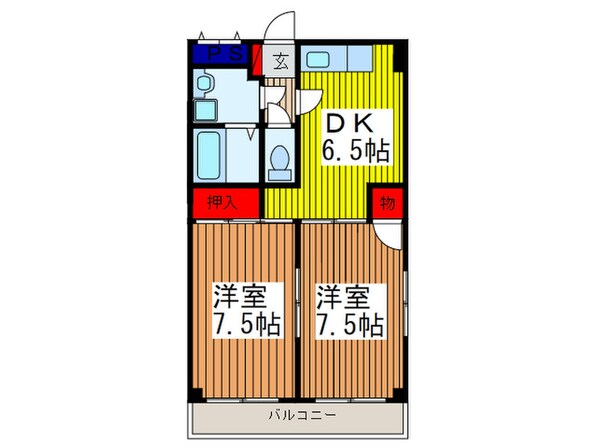 セントポール川口の物件間取画像